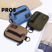 ราคา กระเป๋าใส่เหรียญและบัตร สไตล์ซิป ผ้าใบสีทึบ สำหรับผู้ชาย (57558061400)