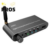 ราคา PROS Digital to Analog Audio Converter 4 in 1 พร้อม Bluetooth 5 1 Receiver Digital Optical เป็น 3 5 mm พร้อมตัวแปลงออปติคัลอะลูมิเนียมอัลลอยระยะไกลเป็น RCA (54608475356)