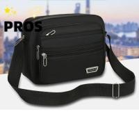ราคา PROS กระเป๋าสะพาย ผ้า 4 ซิป 6 ซิปผู้ชายกระเป๋าสะพายข้าง สีดําสีน้ําตาลสีฟ้าสีเขียวไนลอนสี่เหลี่ยมผืนผ้า Boy Messenger กระเป๋าชาย (52058065613)