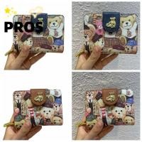 ราคา กระเป๋าบัตรและเหรียญทรงสี่เหลี่ยม ดีไซน์หมีน้อย สไตล์สั้น สำหรับพกพาสะดวก (48808361416)