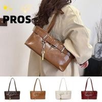 ราคา PROS กระเป๋าสะพายข้างแบบคล้อง arm bagPU belt head design motorbike satchel สีดำและน้ำตาล กันน้ำ zip shoulder satchels สำหรับฤดูฝนถึงหนาว (27294659845)
