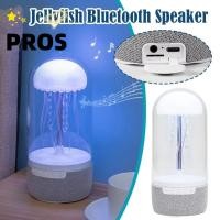 ราคา PROS โคมไฟแมงกะพรุน LED Nightlight ลําโพงบลูทูธสีสันสดใส Rainbow Light Surround เครื่องประดับเดสก์ท็อปลําโพงแมงกะพรุนขนาดเล็ก (50109195173)
