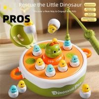 ราคา PROS เกมตกปลาไดโนเสาร์ ล้อหมุนอเนกประสงค์จับเกมป๊อปอัพ Pop Up Dinosaur Interactive Design Music Feature Bouncing Dinosaur Tic Tac Toe Game เกมโบว์ลิ่ง (49309432930)
