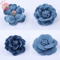 ราคา WYJS ดอกไม้เดนิม ลูกไม้ Trim Scrapbooking ดอกไม้ประดิษฐ์ DIY Headwear ผ้ายีนส์เสื้อผ้าดอกไม้ (53408944636)