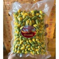 ราคา ตัวครองแครงแป้งสาคูทุเรียนใบเตยสองรสในตัวเดียวหอมอร่อยคูณสองขนาดแพ๊คละ500กรัม (19294791737)