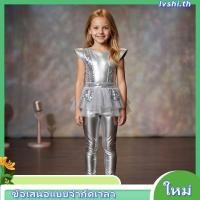 ราคา CUTELOOK กางเกงเลคกิ้งเด็ก เสื้อเด็ก สีเมทัลลิก เนื้อผ้าดี ใส่สบาย (50058608232)