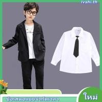 ราคา ส่งจาก กทม สูทเด็กผู้ชายสีดำ เกาหลี ชุดออกงานเด็กผู้ชาย ได้ 2 ชิ้น เสื้อสูทและกางเกง (48658934976)