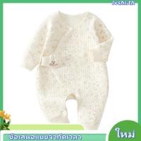 ราคา ชุดจั๊มสูทเด็กแรกเกิด Warm Quilted หนาทารกแรกเกิดพระภิกษุสงฆ์เสื้อผ้าชุดนอนเด็ก Romper Romper VQUW (57058923705)