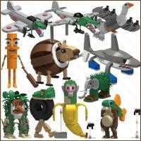 ราคา ZY2 อิตาเลี่ยน Brainrot building block Tung sahur ตุ๊กตาของเล่นสําหรับเด็กเครื่องประดับคอลเลกชัน YZ2 (55207744907)