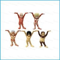 ราคา ZY2 5pcs Attack On Titan Action Figure รุ่น Q Armored Titan Colossal Titan หญิง Titan Beast Titan ของเล่น YZ2 (47357853272)