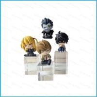 ราคา ZY2 4pcs Death Note Misa Amane Light Yagami Ryuk L น่ารักไหล่นั่ง Chibi Action Figure YZ2 (46658998910)
