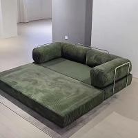ราคา โซฟาพับเก็บได้ โซฟาเตียงนอน compression sofa 3 4ที่นั่ง ขนาด 180 200ซม ปรับเป็นที่นอนได้ เบาะนุ่ม นั่งสบาย A (27289830255)