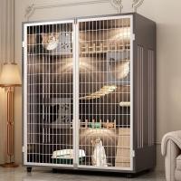 ราคา อพาร์ทเมนต์แมวไม้เนื้อแข็ง บ้านแมวใหญ่ กรงแมว กรงขังแมว Pet Cage กรงแมวเคลื่อนย้ายได้ (27917361146)