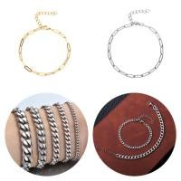 ราคา สร้อยข้อมือสแตนเลสข้อมือ กำไลโซ่สแตนเลส ไม่ดำไม่ขึ้นสนิม (20830421965)