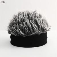 ราคา Jyjy หมวกวิกผมสุดสร้างสรรค์หมวกแก๊ปผมสั้นตลกสำหรับผู้หญิงผู้ชายหมวกบีนนี่แนวสตรีทฮิปฮอปหมวกผมปลอมมีหนามหมวกย้อนยุคตลกๆ (55308151957)