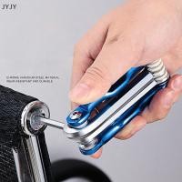ราคา Jyjy ชุดประแจหกเหลี่ยมพับได้แบบพกพาประแจไขควงหัวหกเหลี่ยมตัวปล่อยกุญแจโลหะเมตริกเครื่องมือซ่อมเครื่องมือช่าง (42830315723)