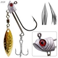 ราคา ตะขอหัวปลา jyjy 1ชิ้นตะขอหัวจิ๊กตะขอตะกั่วเบ็ดตกปลา7g10g17g เบ็ดตกปลาหัวจิ๊ก (42578704235)
