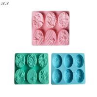 ราคา Jyjy แม่พิมพ์สบู่ซิลิโคนผึ้งผึ้งผึ้งซิลิโคน6ช่องแม่พิมพ์ทำสบู่รูปวงรีทำสบู่3D ทรงรีงานประดิษฐ์ทำมือแม่พิมพ์สบู่ DIY th (44228711681)