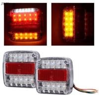 ราคา Jyjy ไฟแสดงสถานะ26LED หยุดด้านหลังท้ายรถถอยหลังไฟป้ายทะเบียนรถบรรทุกรถพ่วง th (46109371294)