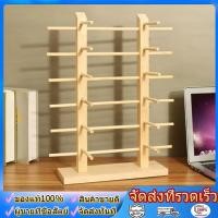 ราคา ชั้นวางแว่นกันแดดไม้ 12คู่ไม้ยืนแสดงแว่นกันแดดกรอบแว่นตาที่ใส่ออแกไนเซอร์สำหรับบ้านหรือแว่นตาร้านแสดง 6ชั้น (44379692846)