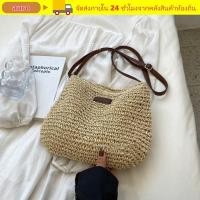 ราคา กระเป๋าฟางถักสำหรับสุภาพสตรี ออกแบบด้านข้างสวยงาม (53206366624)