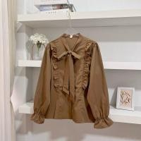 ราคา ? ? ? ? ? ? เสื้อเชิ้ตทำงานดีเทลสวยผูกโบว์น่ารัก (18094496174)