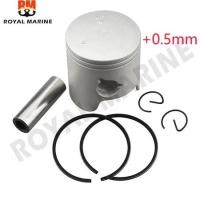 ราคา 6K5 11636 03 ชุดลูกสูบ 0 50 แหวนลูกสูบ 0 5mm สําหรับyamaha 60HP 6K5 11601 22 6K5 5036 72 5mm (57659389813)