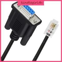ราคา KING 9 Pin DB9 หญิง RS232 Serial to RJ9 4P4C PC Link Confiation Cable (52357276834)