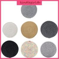 ราคา KING ทอมือผ้าฝ้าย Placemat ผ้าฝ้ายถัก Coaster ห้องครัว Dinning ตารางแผ่นรอบรูปถ้วยเบาะตกแต่งบ้าน (43678931716)