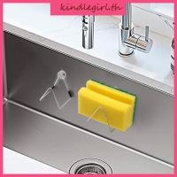 ราคา Magnetic Sponge Holder for Kitchen Sink Stainless Steel Drain Rack Dish Drainer (29644298626)