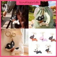 ราคา พวงกุญแจหนังขนาดเล็ก แบบบูลด็อกฝรั่งเศส แฮนด์เมดสำหรับกระเป๋า (45557156342)