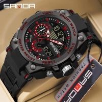 ราคา Sanda 3302 นาฬิกา Youth Multi functional กันน้ํา Glow แฟชั่นเกาหลีรุ่นกันน้ํากีฬานาฬิกาผู้ชาย (27420888982)