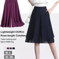 ราคา กางเกง Culottes ผ้าชีฟองหรูหรา (45159498588)