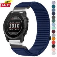 ราคา 22 26 มม ไนลอน Quick Fit Loop สําหรับ Garmin Fenix 8 Forerunner 970 570 Quatix 8 Tactix 8 51 มม Breathable กีฬาสําหรับ Garmin 7X 7XPro Fenix 6X 6 5X 5X 5Plus Tactix7 (27943209887)