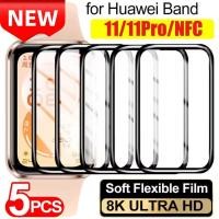 ราคา 5PCS ฟิล์มป้องกันสําหรับ Huawei Band 11 Pro Band 11 3D Full Curved Screen Protector สําหรับ Huawei Band 11 (26294537979)