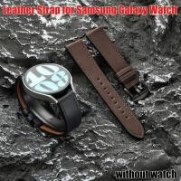 ราคา 20 มม 22 มม ไฟเบอร์สายหนังสําหรับ Samsung Galaxy Watch 7 6 5 4 6Classic 4Classic Huawei Watch GT5 3Pro GT4 หนัง Universal สายคล้อง (24992388849)
