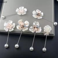 ราคา Hchjy เข็มกลัดดอกไม้เปลือกหอยมุกเทียมสำหรับผู้หญิงช่อดอกไม้สีขาวดอกไม้ช่อดอกไม้เข็มยาวปกเสื้อของขวัญ (57158161062)