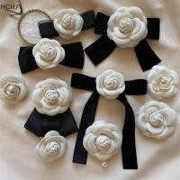 ราคา เข็มกลัดดอกไม้คาเมลเลียแนววินเทจของ hchjy ผูกโบว์กำมะหยี่สำหรับผู้หญิงเสื้อคอปกเสื้อ (49005840263)