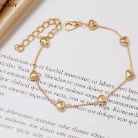 ราคา Hchjy เครื่องประดับแฟชั่นรูปหัวใจสีทองสำหรับผู้หญิงกำไลข้อมือโซ่ของขวัญวันเกิดสำหรับผู้หญิง (48058176356)