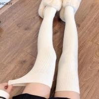 ราคา Hchjy ถุงน่องยาว1คู่สำหรับผู้หญิง ใหม่ถุงน่องยาวถึงต้นขากันหนาวเพิ่มความอบอุ่นในฤดูหนาว (44605552985)