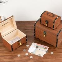 ราคา Hchjy กล่องเก็บสมบัติวินเทจ1ชุดหีบสมบัติไม้พร้อมล็อคกระปุกออมสินกล่องจัดระเบียบกล่องเคสสำหรับตกแต่งบ้าน (56205537248)