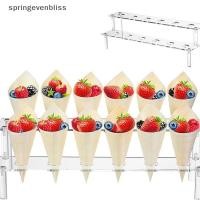 ราคา Springevenbliss 12 หลุมกรวยไอศกรีมอะคริลิคที่ใส่ขนมหวานขาตั้งจอแสดงผลชั้นวางปาร์ตี้ 100 กรวยขาตั้งจอแสดงผลสําหรับงานแต่งงานรับประทานอาหาร Springevenbliss (27161983809)