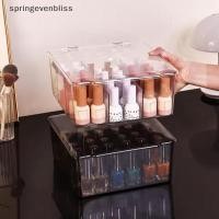 ราคา Springevenbliss กล่องเก็บยาทาเล็บโปร่งใส พลิกประเภทด้านบน เหมาะสําหรับ Lipsti น้ําหอม Essence กล่องเครื่องประดับความจุขนาดใหญ่ 9 เซลล์ Springevenbliss (53707012237)