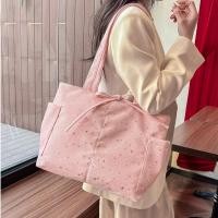 ราคา สไตล์เกาหลี Star Flash Diamond Canvas Tote Bag ความจุขนาดใหญ่หนึ่งไหล่แบบพกพา Commuter Casual Bag หญิง All Match (55807987653)