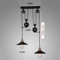 ราคา โคมไฟห้อยเพดานสไตล์ Loft ลูกตุ้มเหล็ก SZP0334 SZP0335 (3004394155)