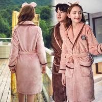 ราคา SZ1522 ชุดคลุมนอนสีถั่วแดง (852564720)