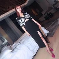 ราคา SZD5035 เดรสปีกผีเสื้อลายดอก (6463762)