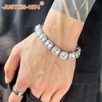 ราคา NEWWW สร้อยข้อมือลูกอมหิน สร้อยข้อมือคิวบา สร้อยข้อมือเทนนิส เพชรทั้งหมด ทันสมัยและเรียบง่าย (49057074611)