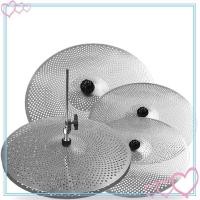 ราคา meteor2 5 ชิ้น Drummer Practice Quiet Cymbal Low Volume Cymbal Pack Quiet Cymbals Practice Set for Beginners Bedroom Drum Set Apartment (45455765220)