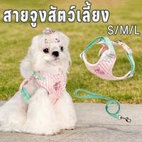 ราคา สายจูงสัตว์เลี้ยง สายจูงสุนัข เสื้อกั๊ก สายรัดอก ดเล็กขนาดกลาง ขนาดสุนัขเสื้อกั๊กสุนัขเดินเชือก (55054785906)